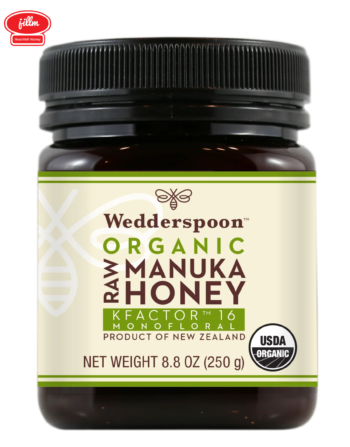 Certified Organic Raw Monofloral Manuka Honey – 250g (8.8 oz)
